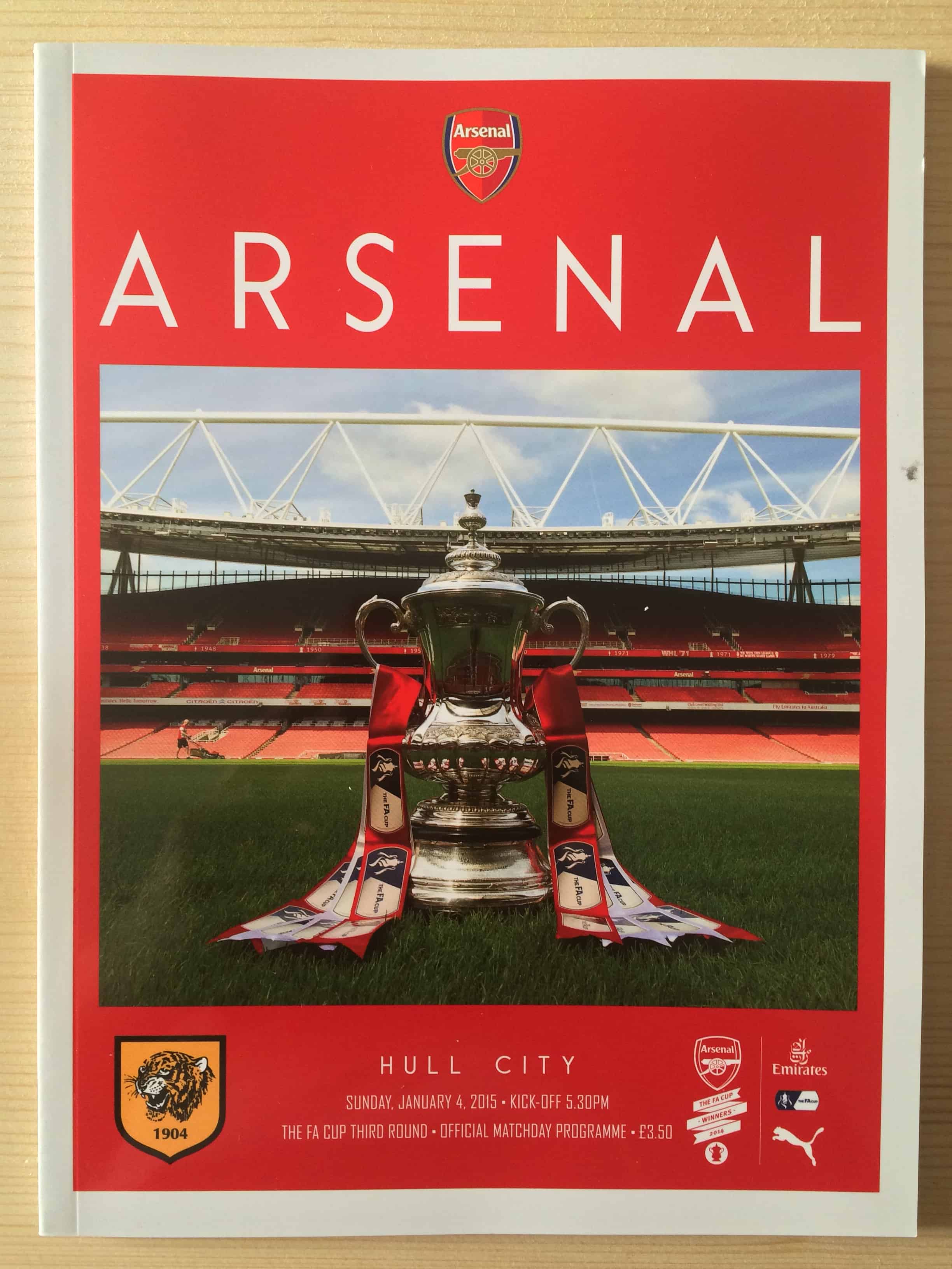 Arsenal FC v Hull City FC